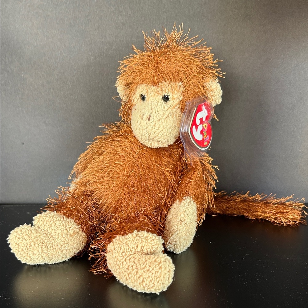 Reserved for Jenn, Ty Brown and Tan Stuffed Monkey